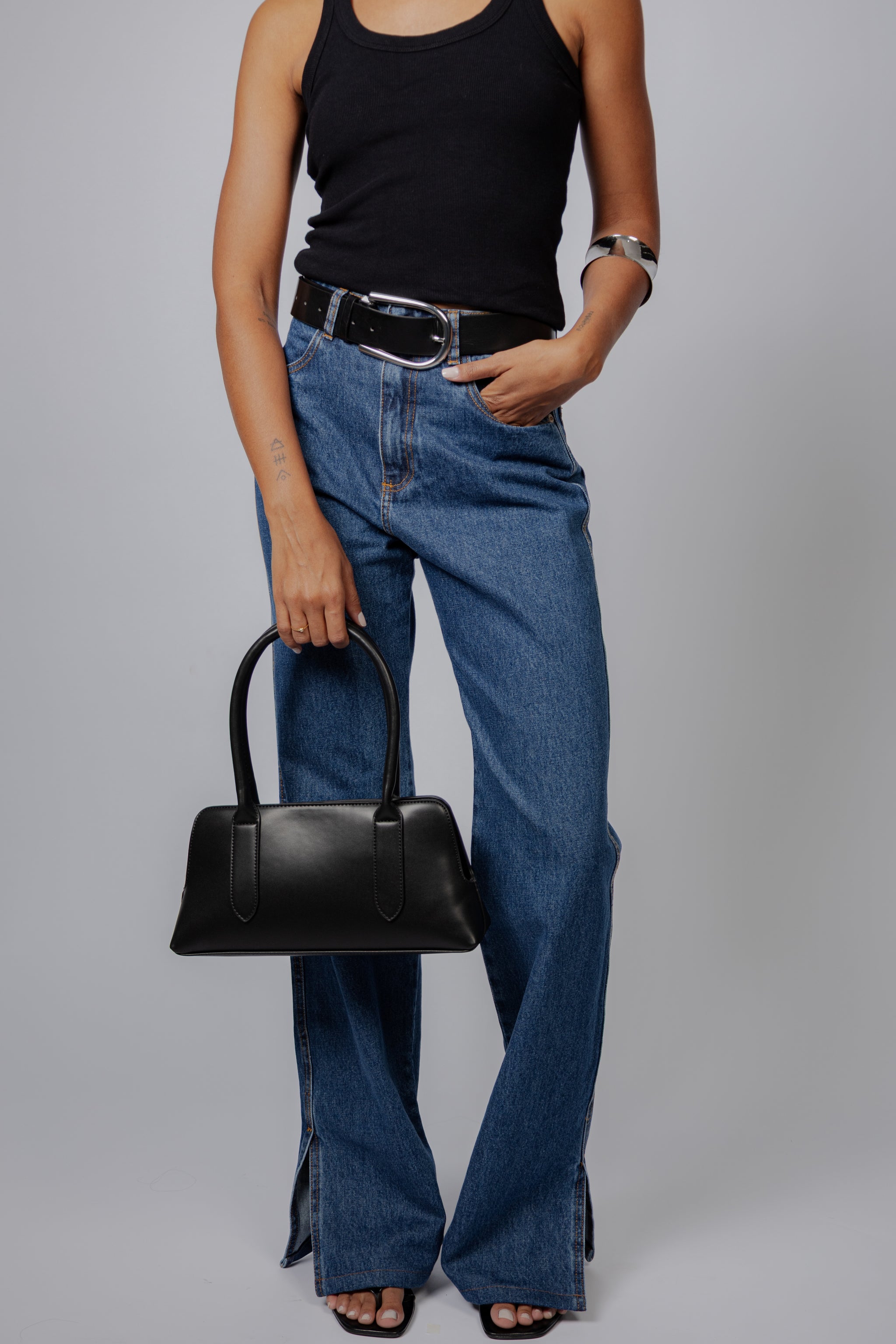 Calça jeans fenda - Mariana