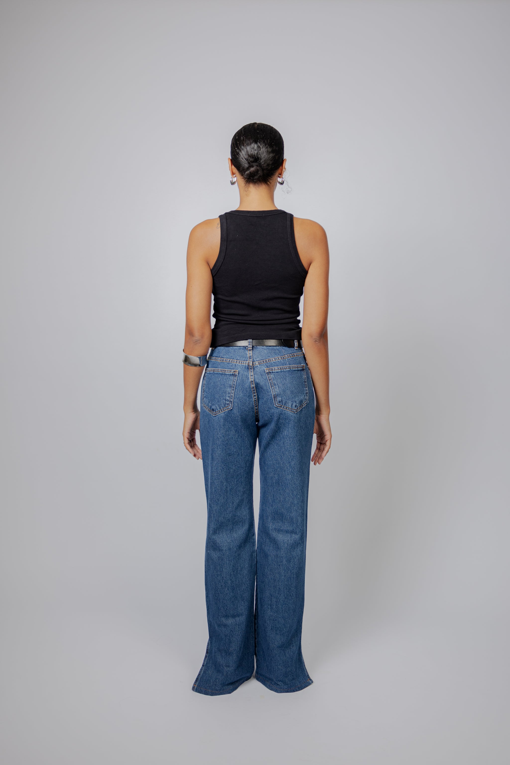 Calça jeans fenda - Mariana