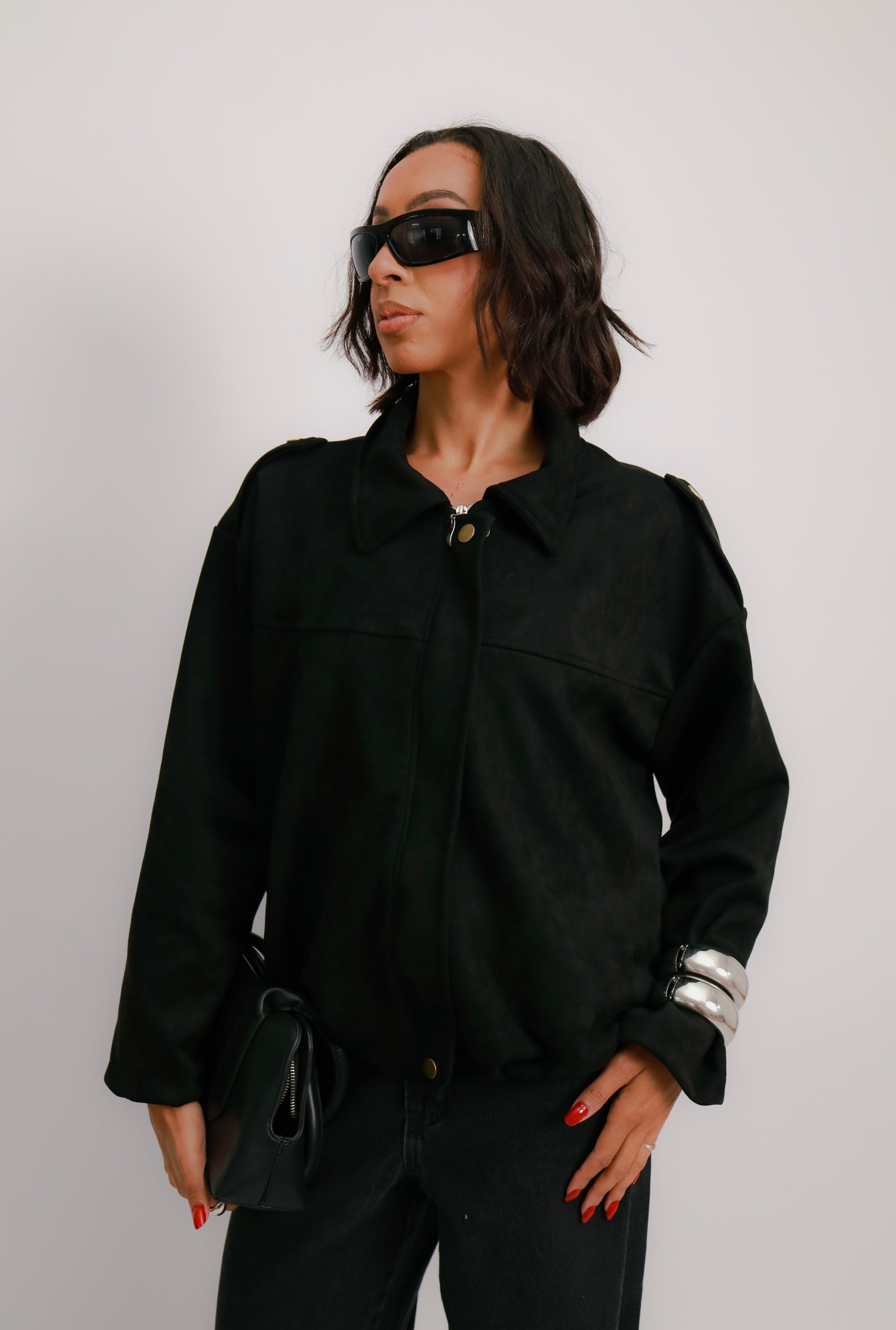 Jaqueta Suede Margot