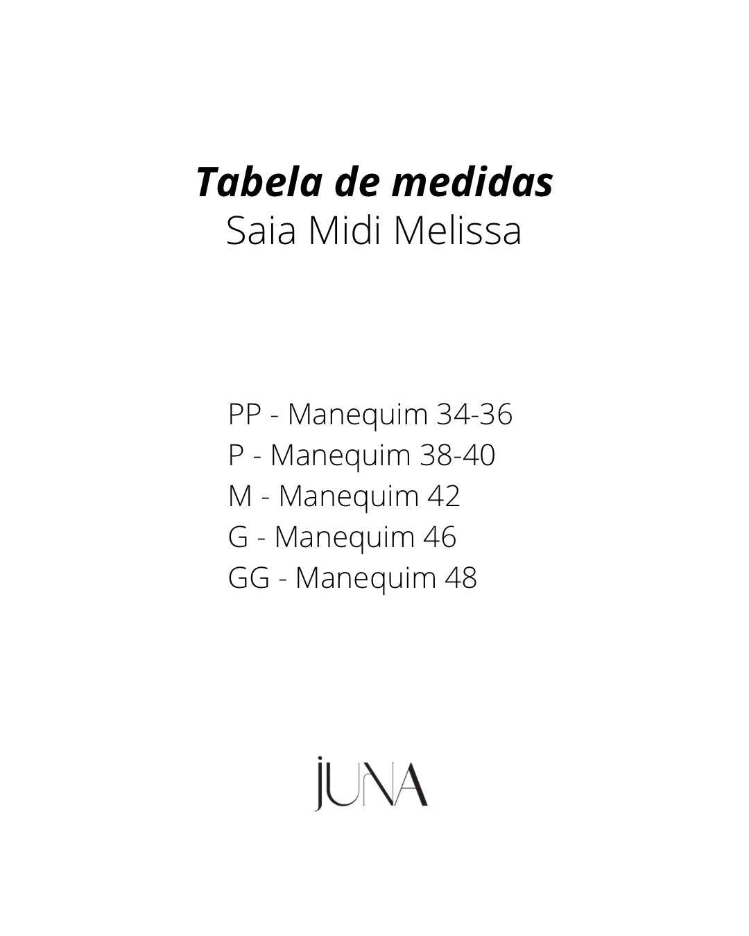 Saia Midi Melissa - Marrom