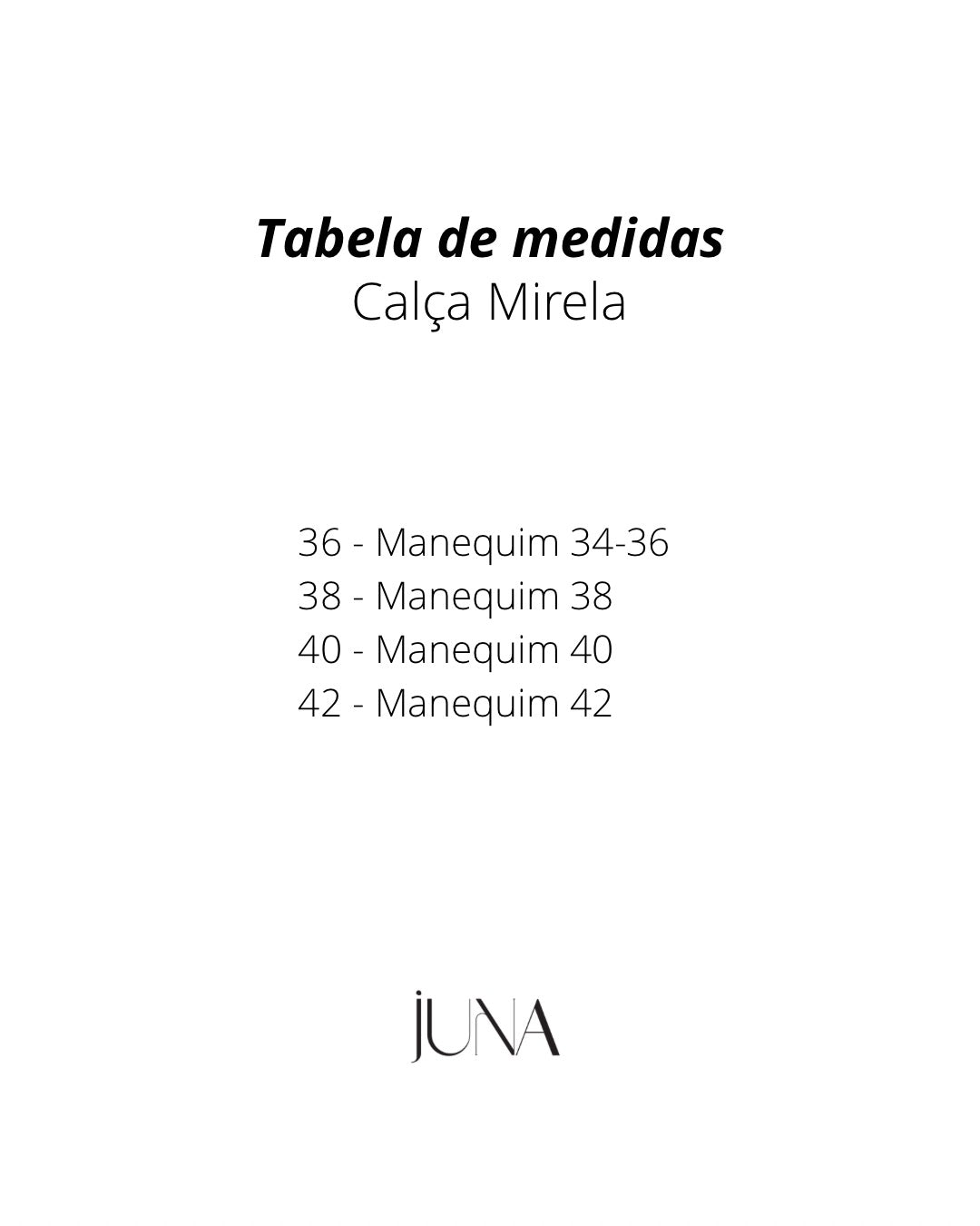 Calça jeans reta - Mirela